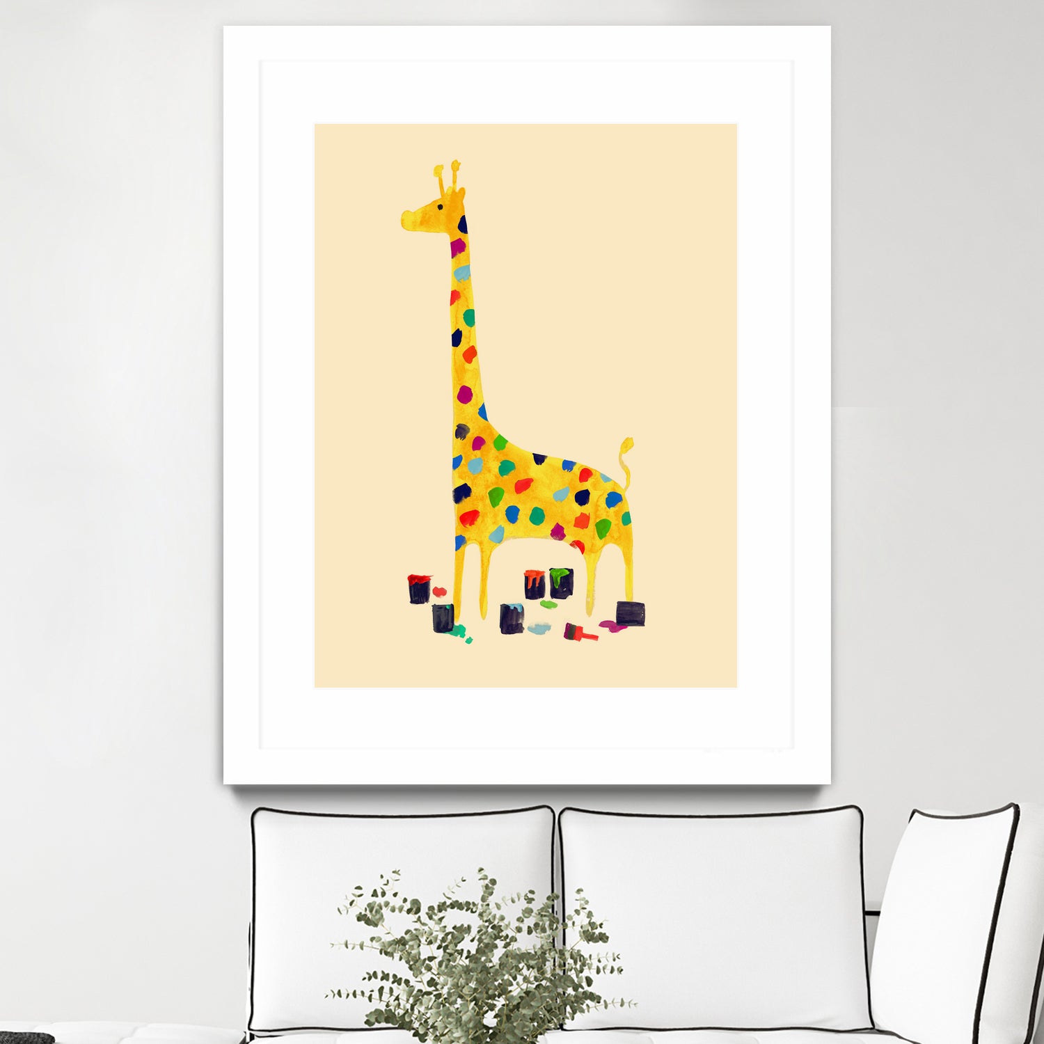 Whimsical Giraffe by Budi Satria Kompoi on GIANT ART - digital painting