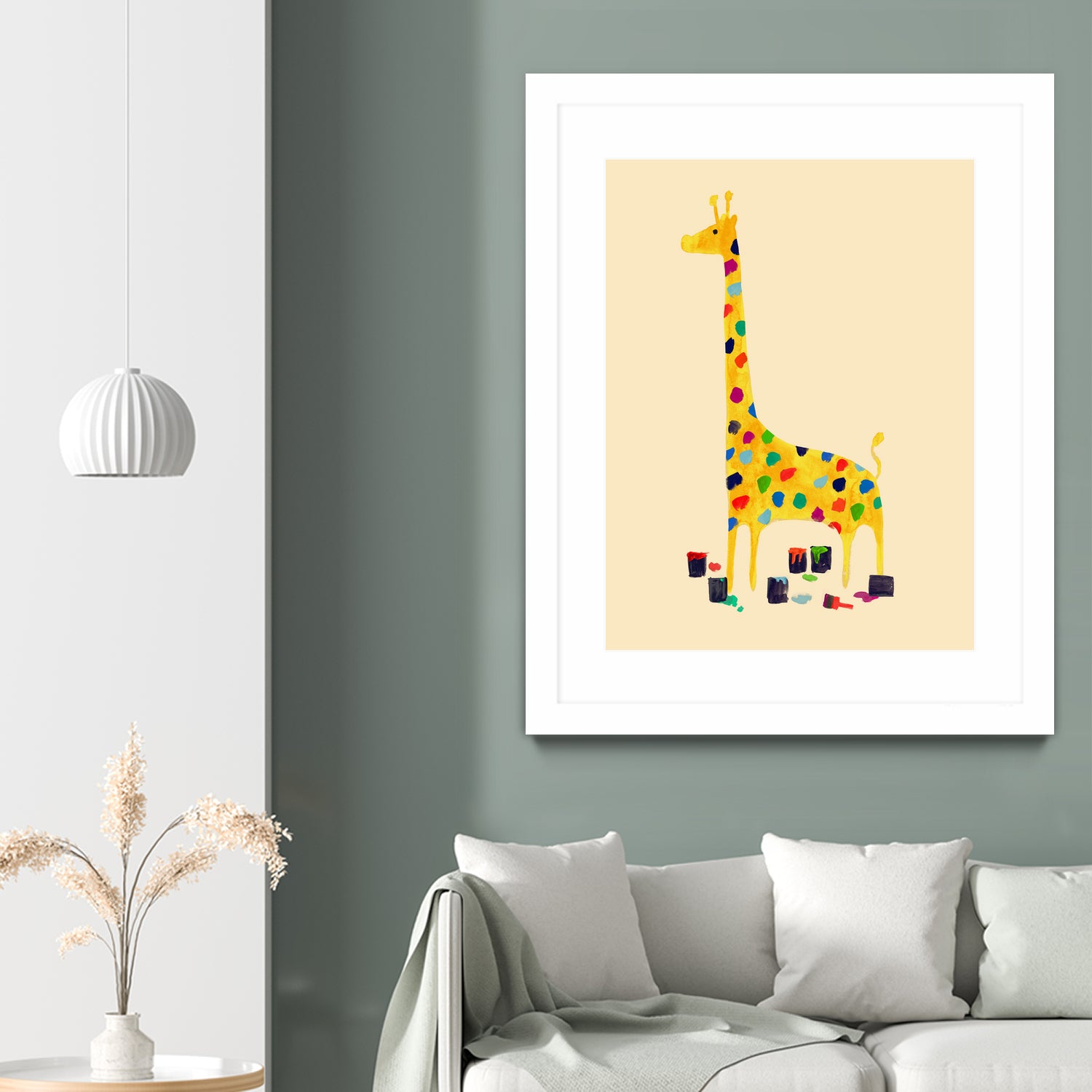 Whimsical Giraffe by Budi Satria Kompoi on GIANT ART - digital painting