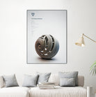 The Aizawa Attractor by . Chaotic Atmospheres on GIANT ART - gray 3d art