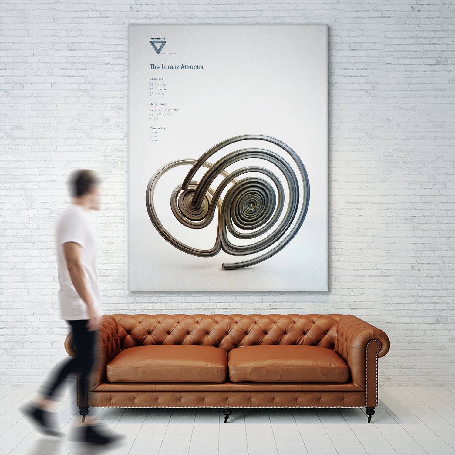 The Lorenz Attractor by . Chaotic Atmospheres on GIANT ART - 3d art