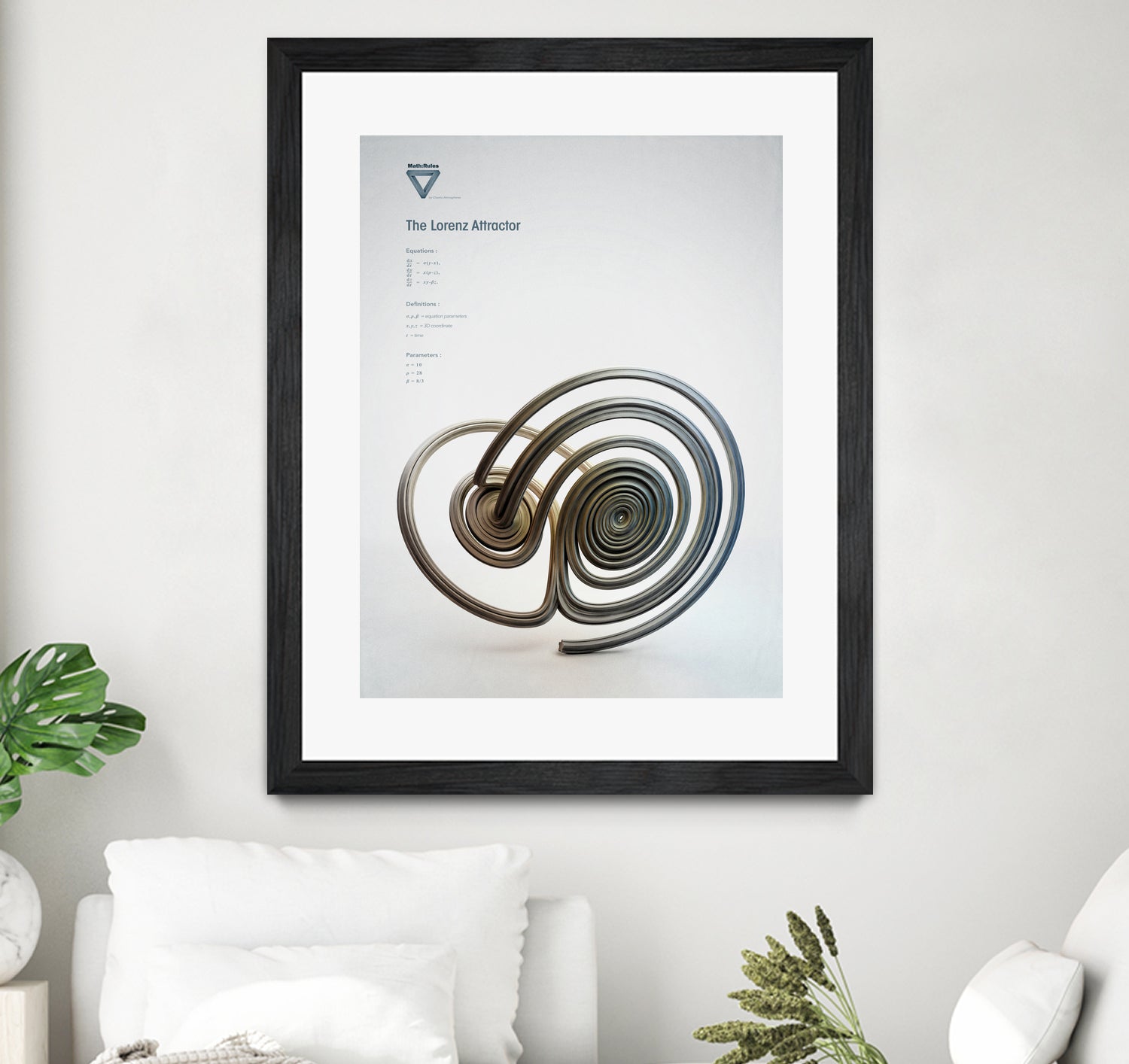 The Lorenz Attractor by . Chaotic Atmospheres on GIANT ART - 3d art