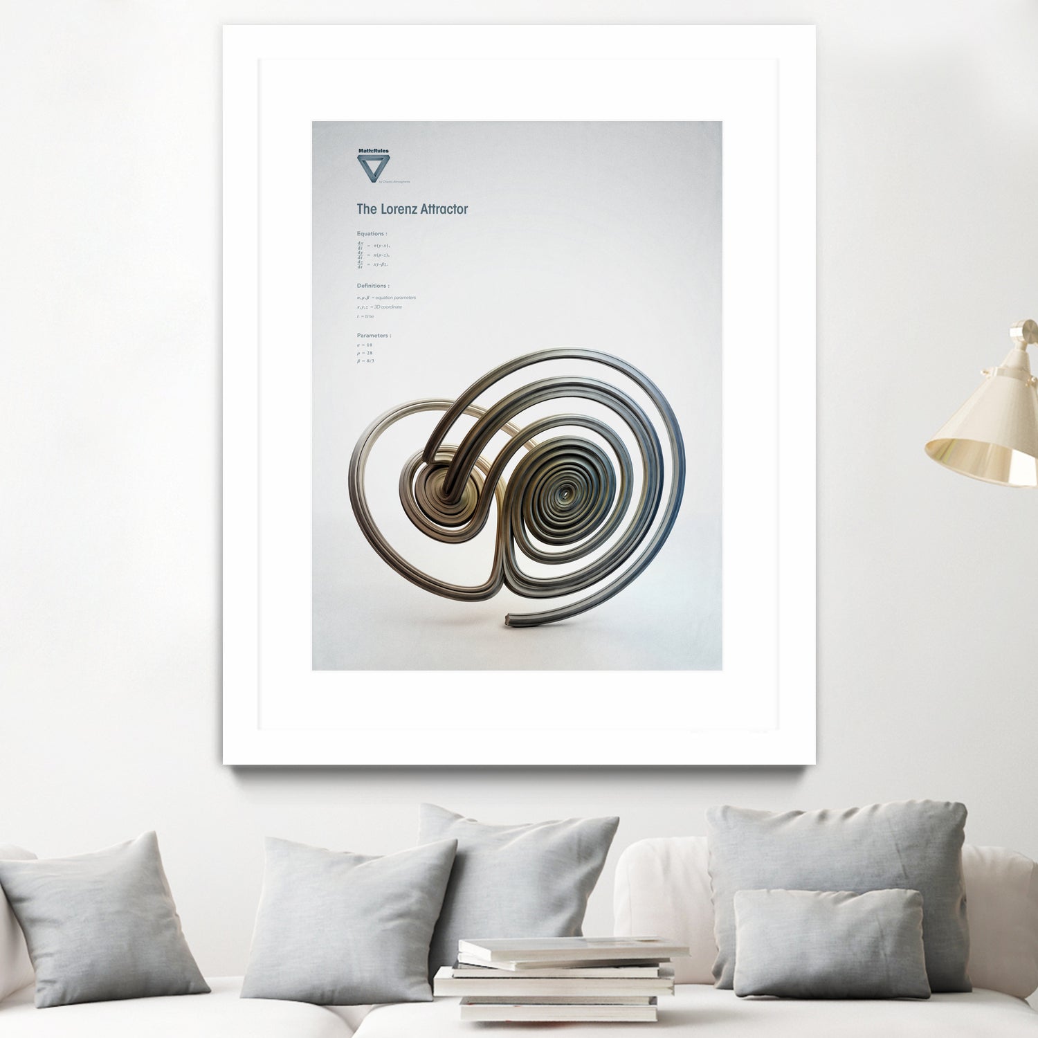 The Lorenz Attractor by . Chaotic Atmospheres on GIANT ART - 3d art