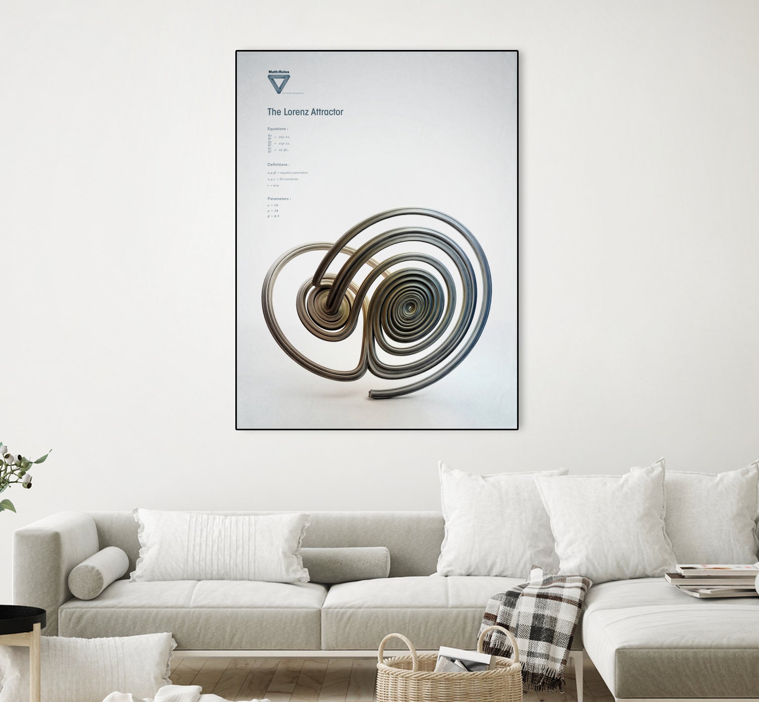 The Lorenz Attractor by . Chaotic Atmospheres on GIANT ART - 3d art