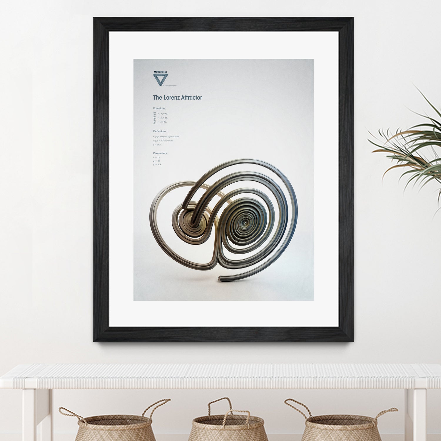 The Lorenz Attractor by . Chaotic Atmospheres on GIANT ART - 3d art