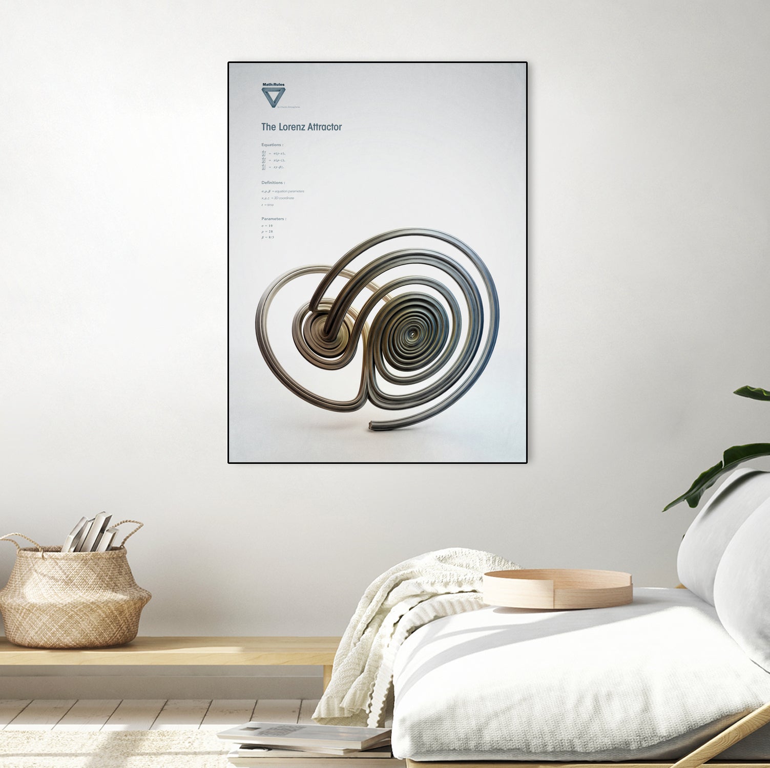 The Lorenz Attractor by . Chaotic Atmospheres on GIANT ART - 3d art