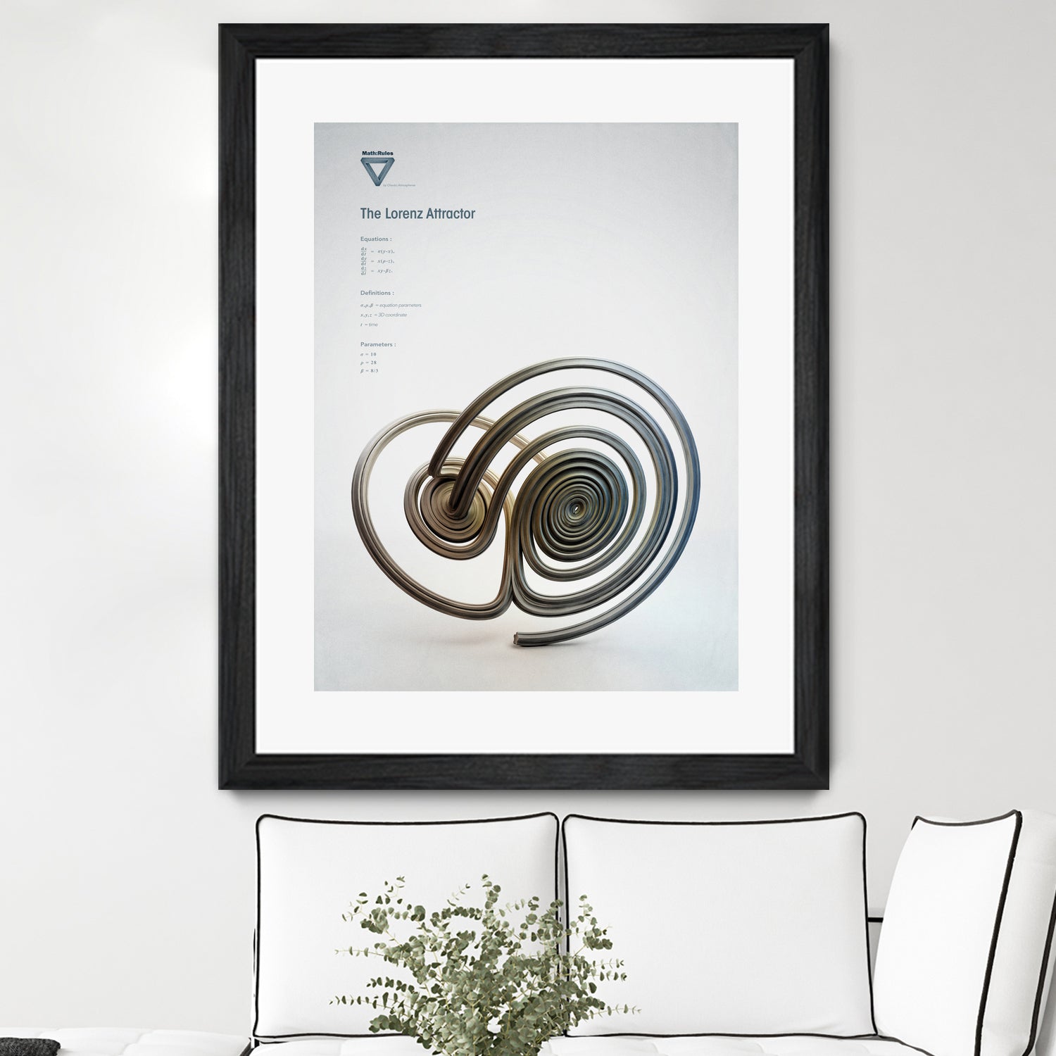 The Lorenz Attractor by . Chaotic Atmospheres on GIANT ART - 3d art