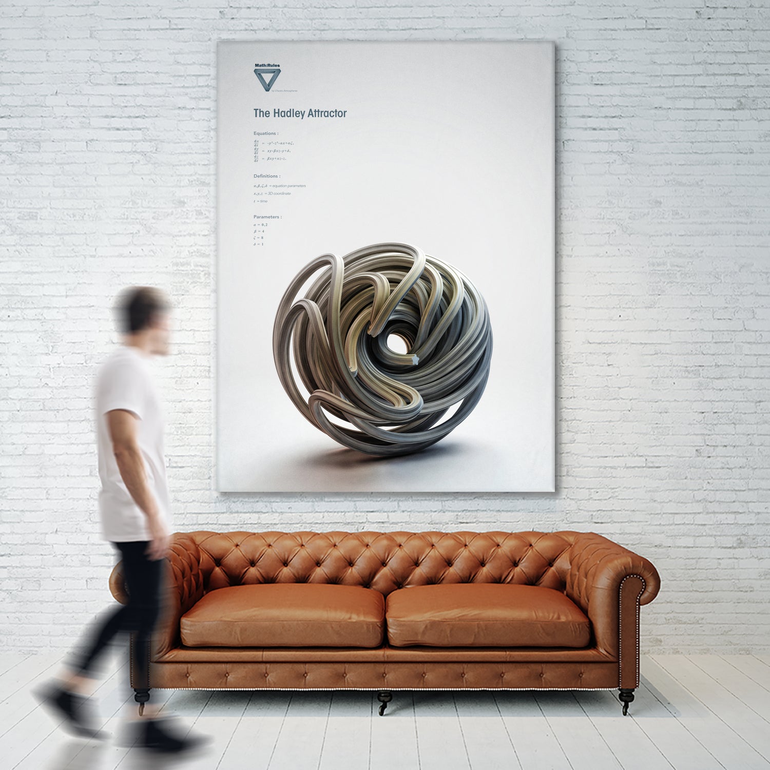 The Hadley Attractor by . Chaotic Atmospheres on GIANT ART - 3d art