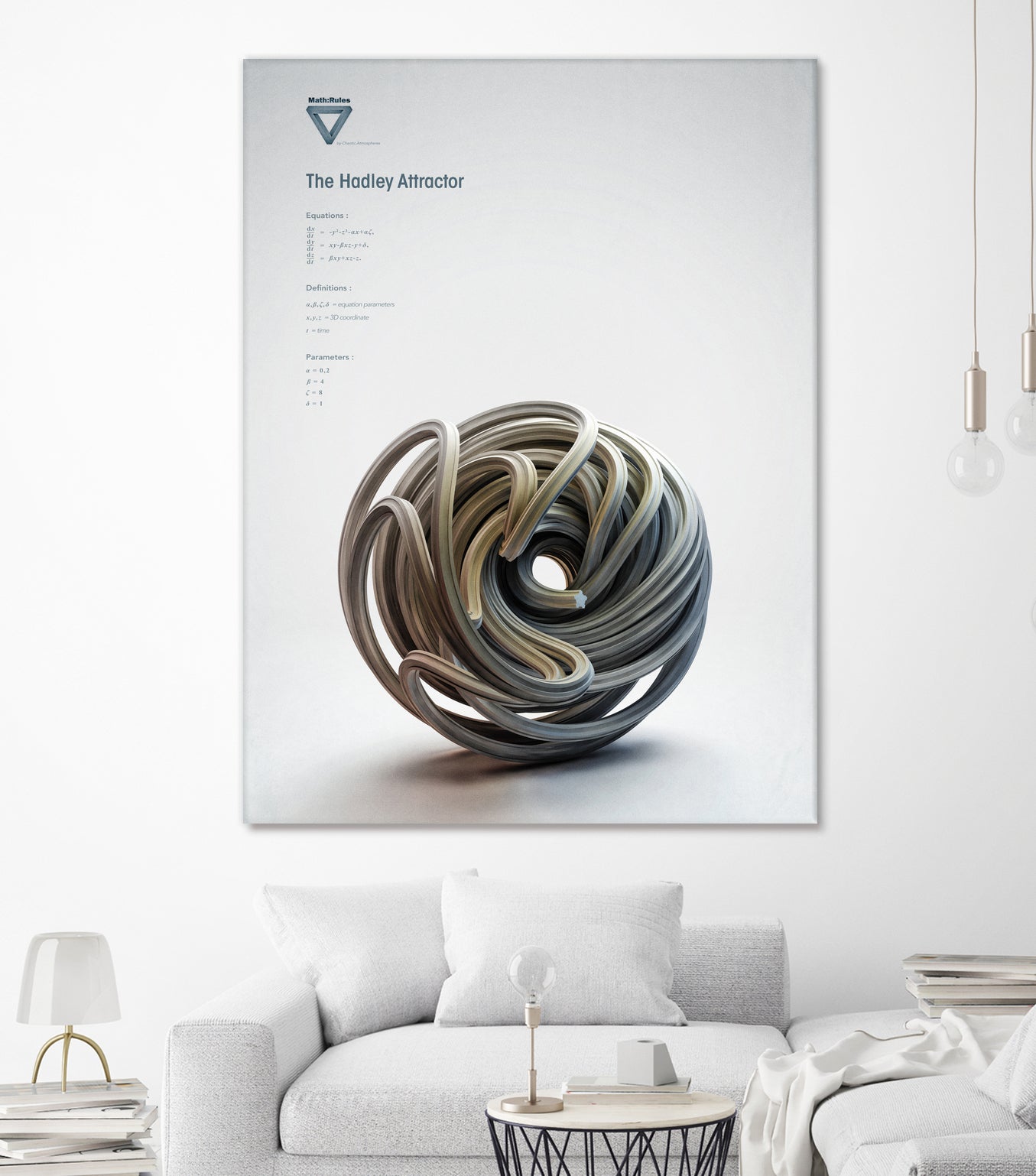 The Hadley Attractor by . Chaotic Atmospheres on GIANT ART - 3d art