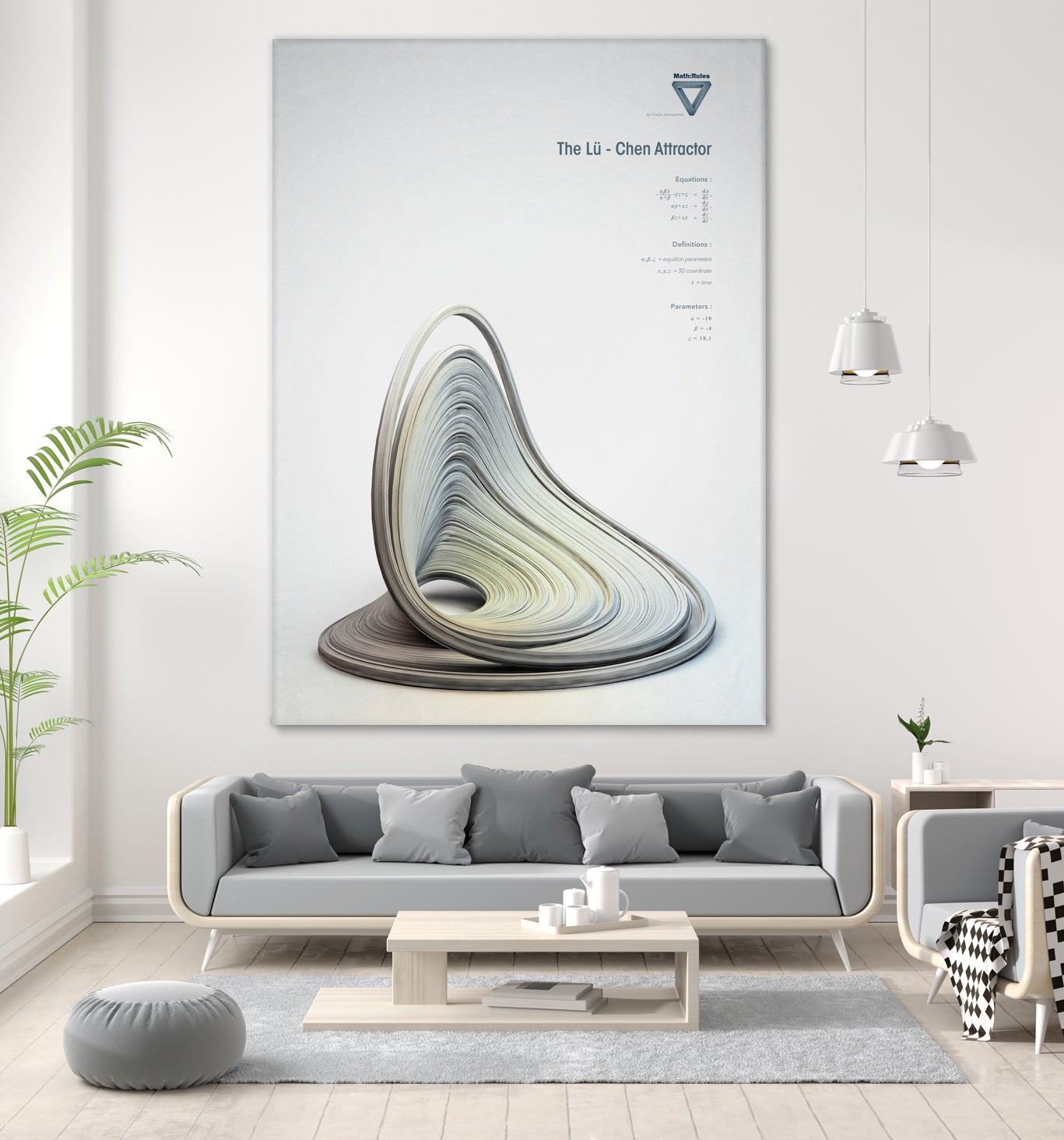 The Lü-Chen Attractor by . Chaotic Atmospheres on GIANT ART - 3d art