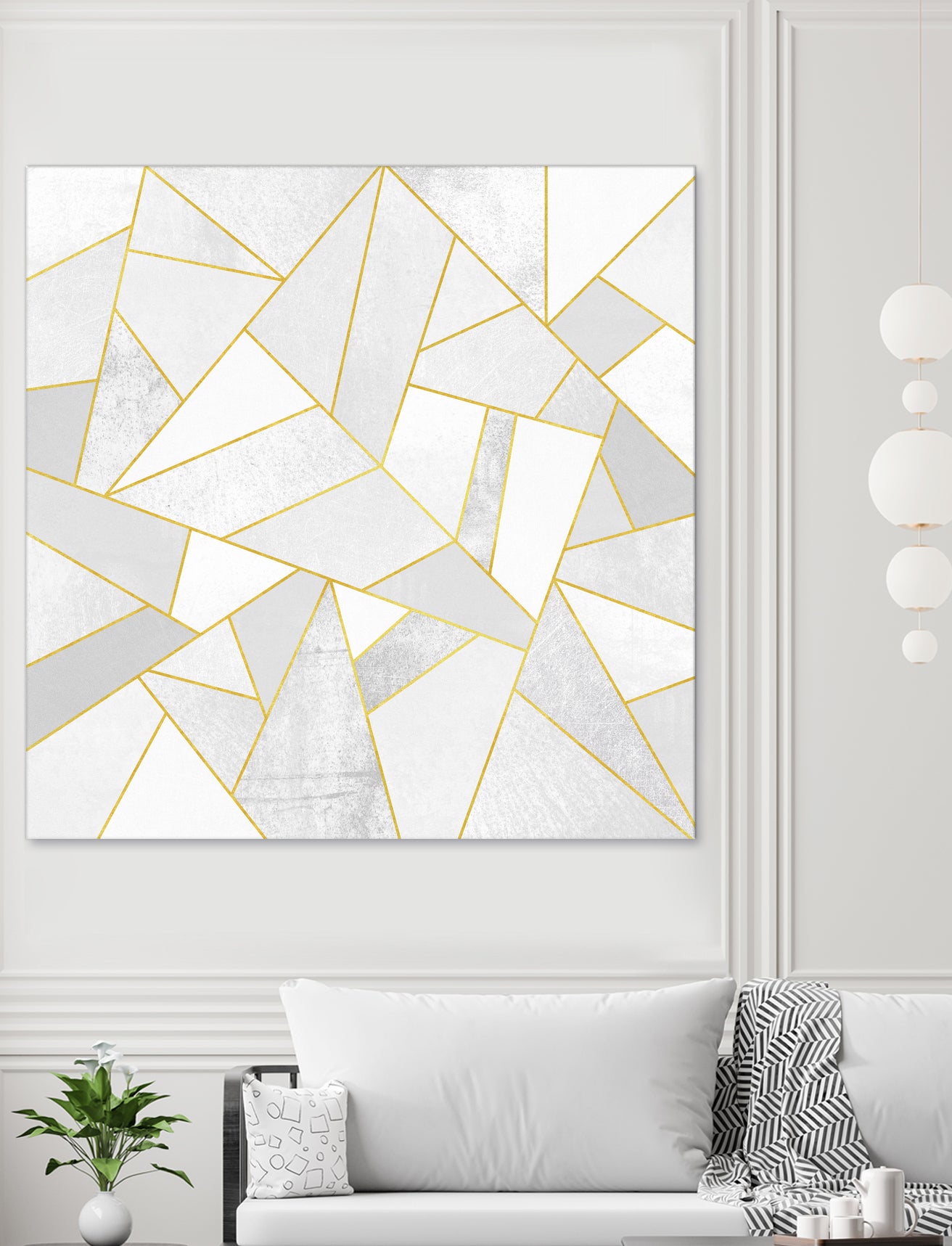 White Stone by Elisabeth Fredriksson on GIANT ART - white digital painting