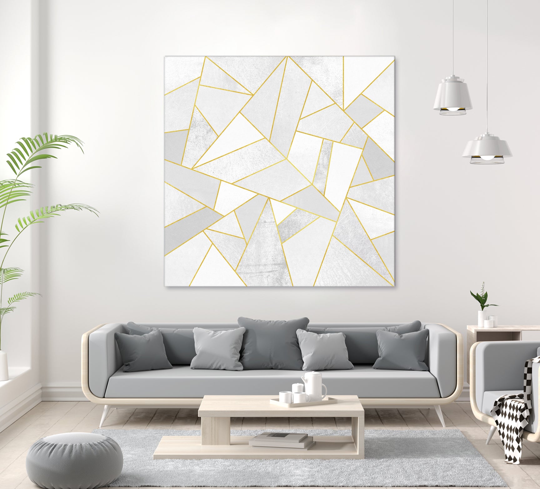 White Stone by Elisabeth Fredriksson on GIANT ART - white digital painting