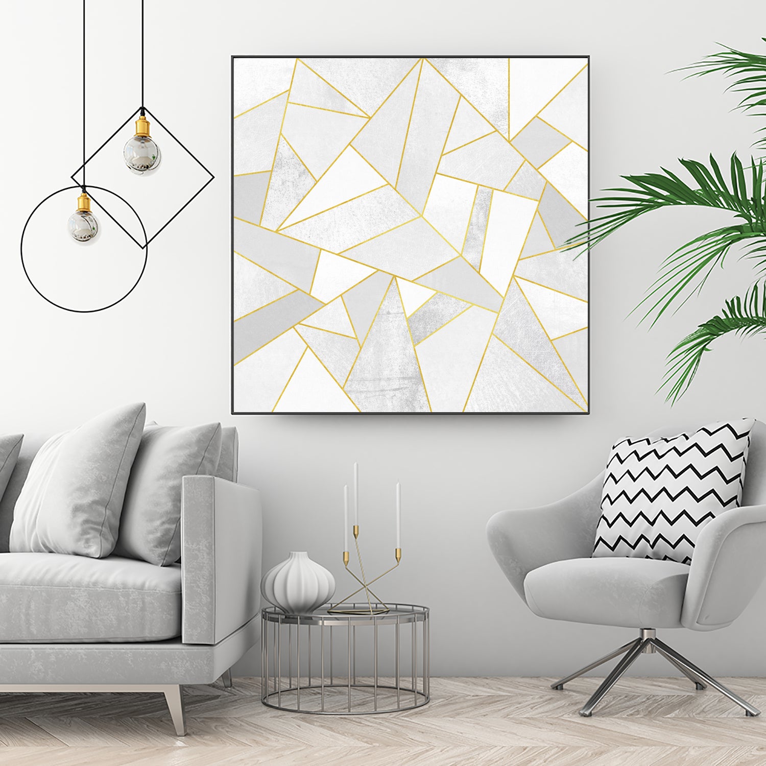 White Stone by Elisabeth Fredriksson on GIANT ART - white digital painting