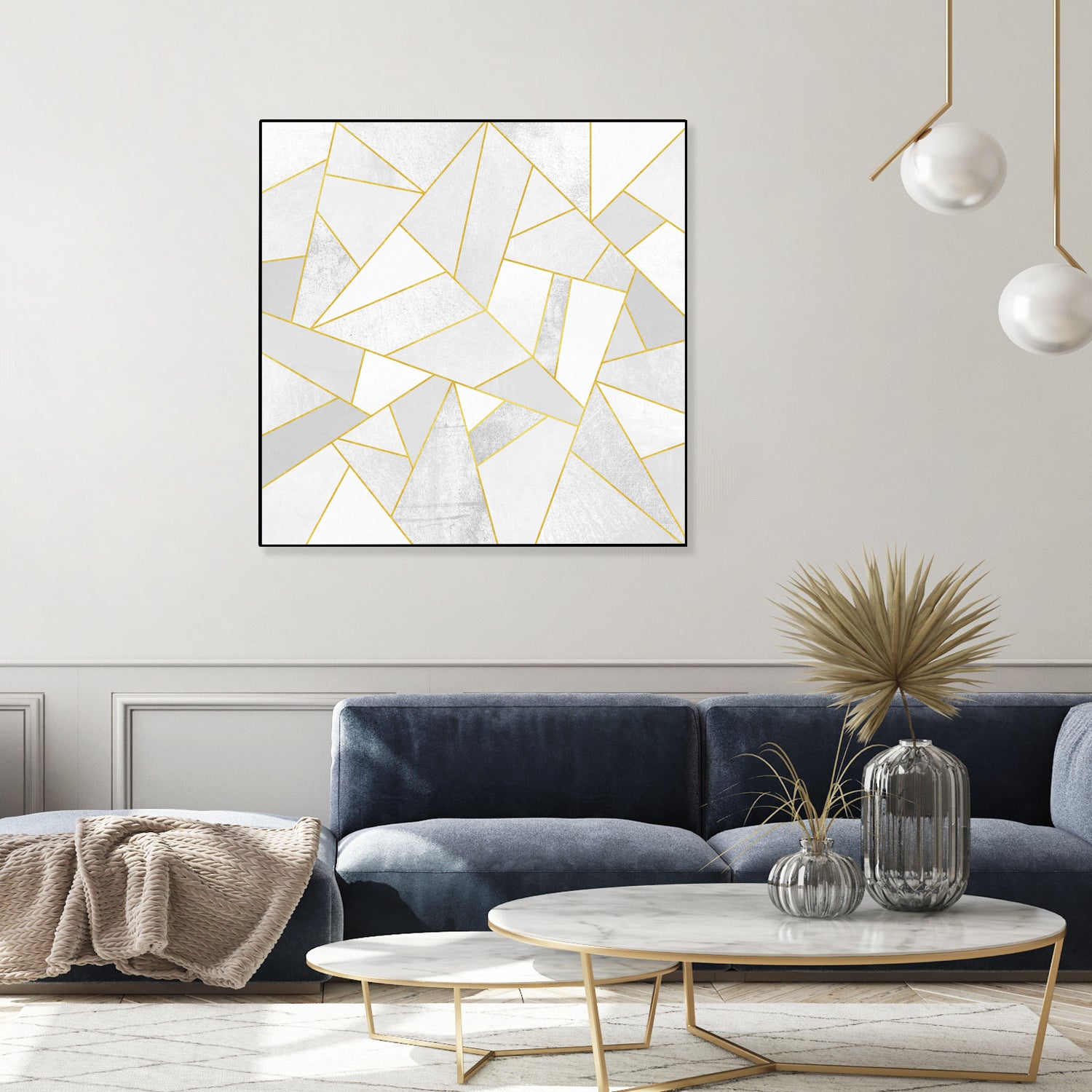 White Stone by Elisabeth Fredriksson on GIANT ART - white digital painting