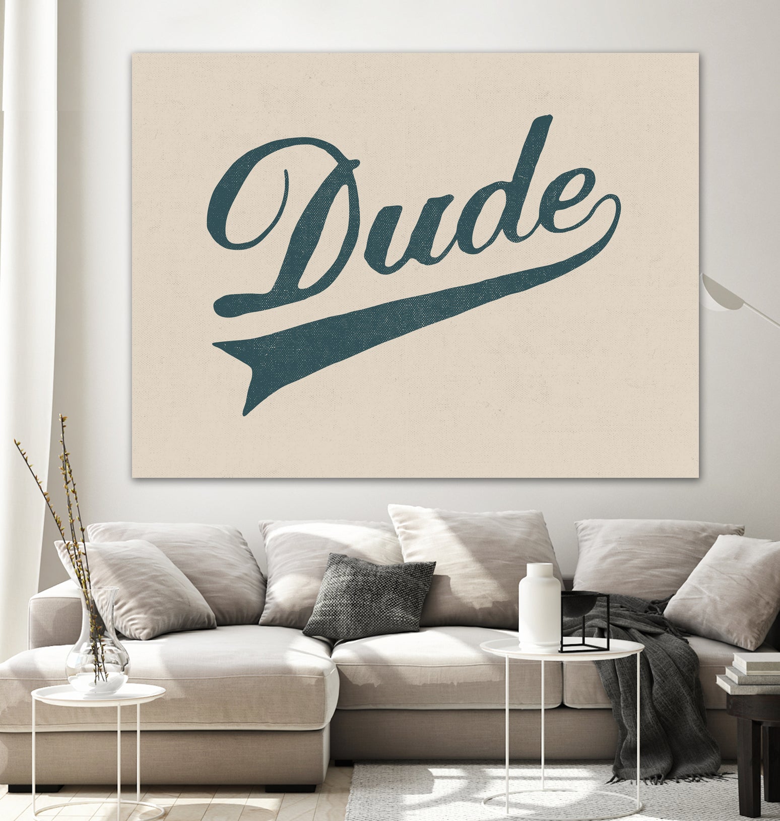 Dude by Florent Bodart on GIANT ART - brown typography