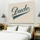 Dude by Florent Bodart on GIANT ART - brown typography