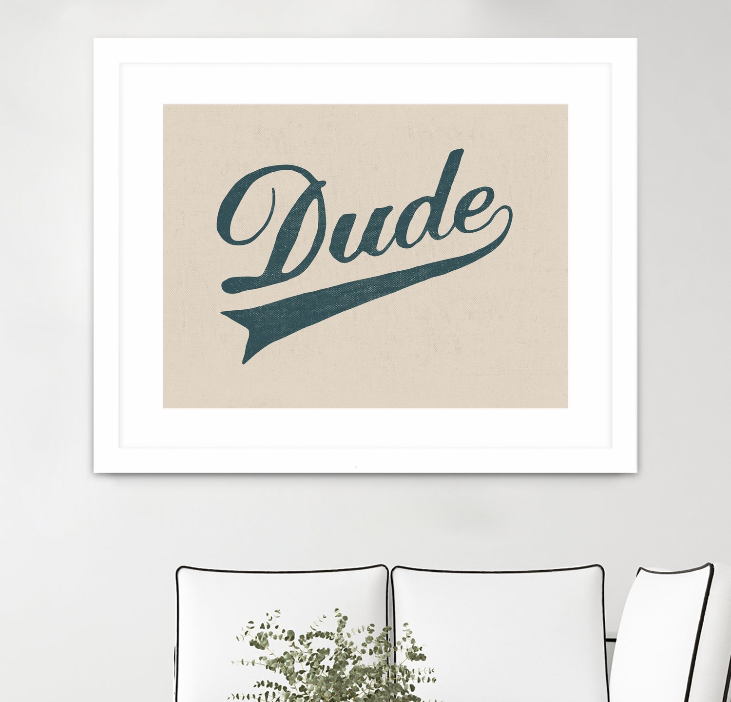 Dude by Florent Bodart on GIANT ART - brown typography