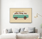 Blue Van by Florent Bodart on GIANT ART - blue digital drawing