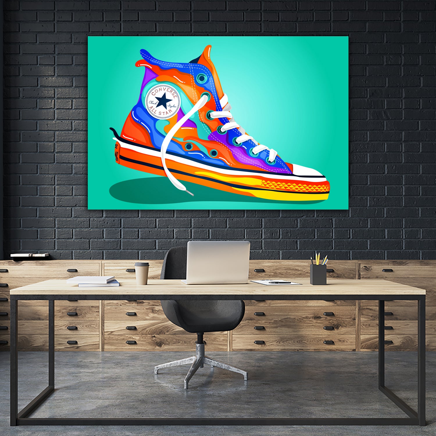 The Classic Series: Converse by Michelle Karyl Nerona on GIANT ART - white digital painting