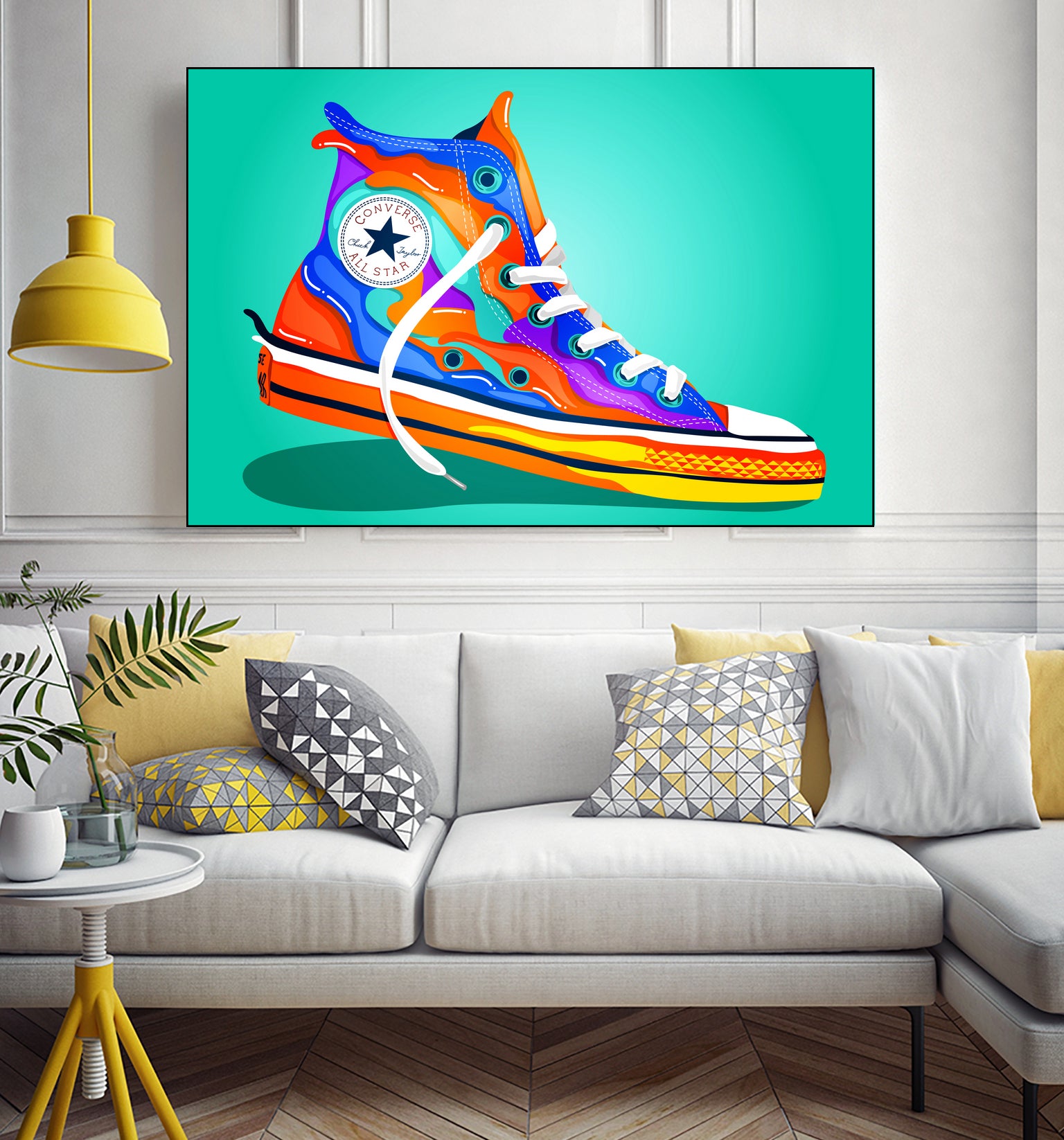 The Classic Series: Converse by Michelle Karyl Nerona on GIANT ART - white digital painting