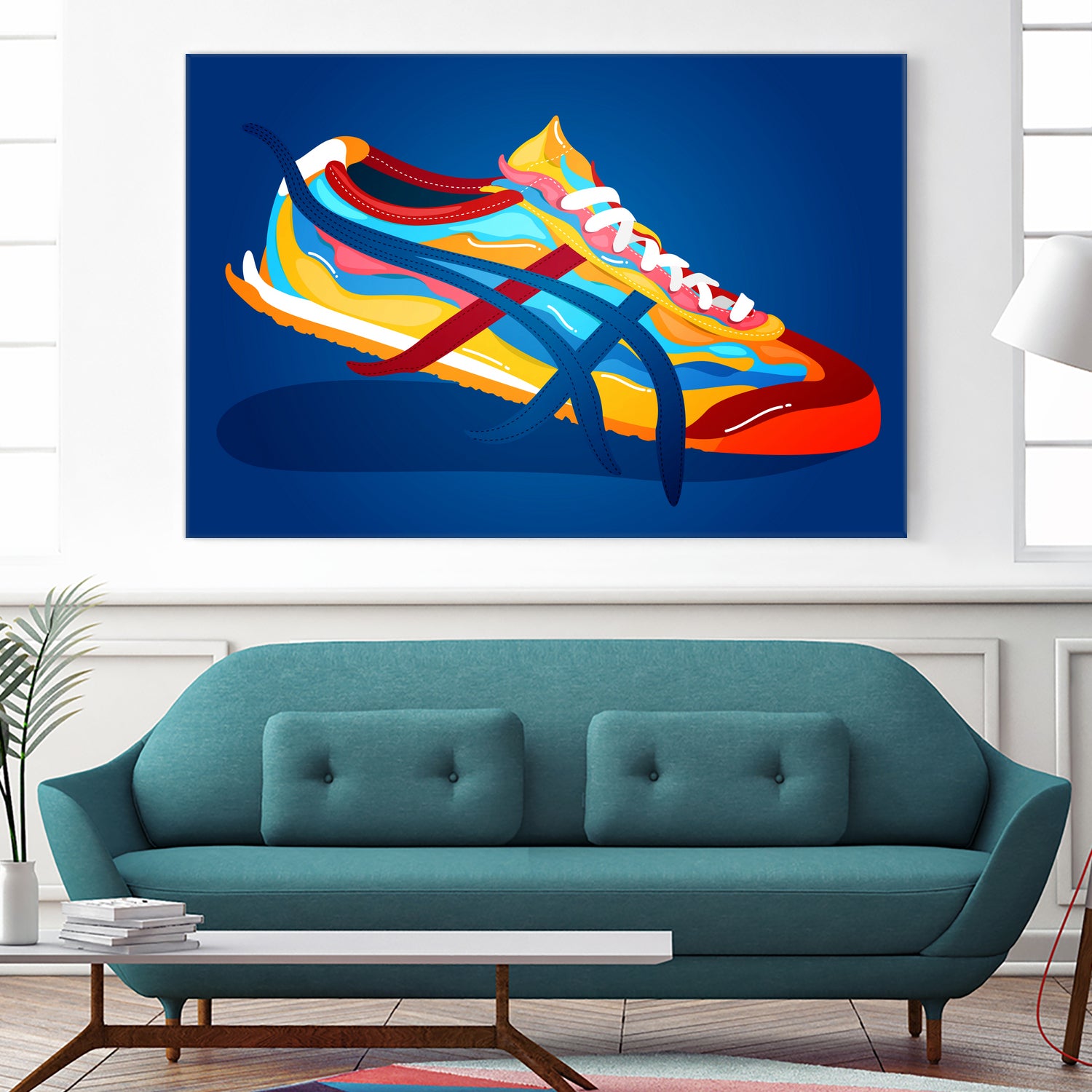 The Classic Series: Onitsuka Tiger Mexico 66 by Michelle Karyl Nerona on GIANT ART - white digital painting