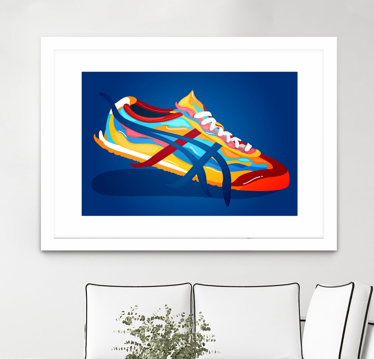 The Classic Series: Onitsuka Tiger Mexico 66 by Michelle Karyl Nerona on GIANT ART - white digital painting