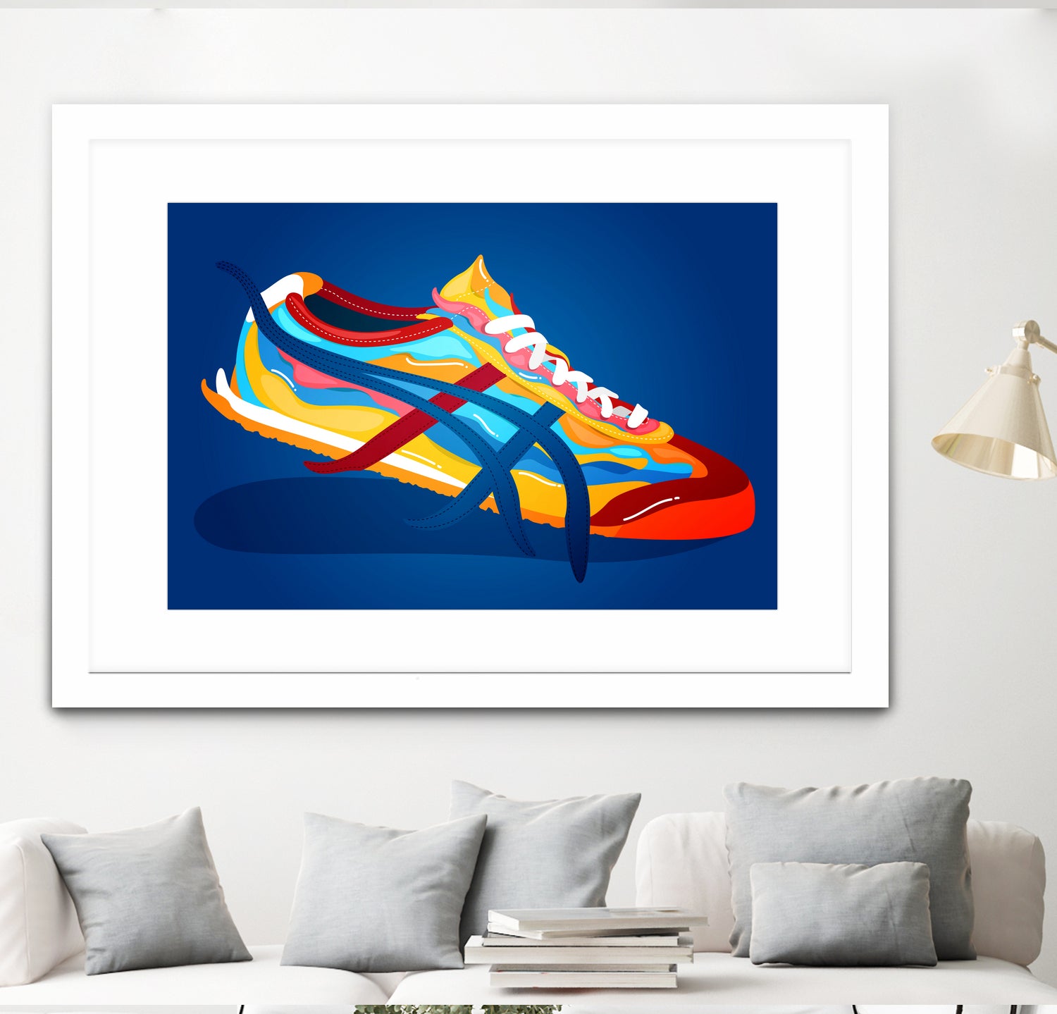 The Classic Series: Onitsuka Tiger Mexico 66 by Michelle Karyl Nerona on GIANT ART - white digital painting