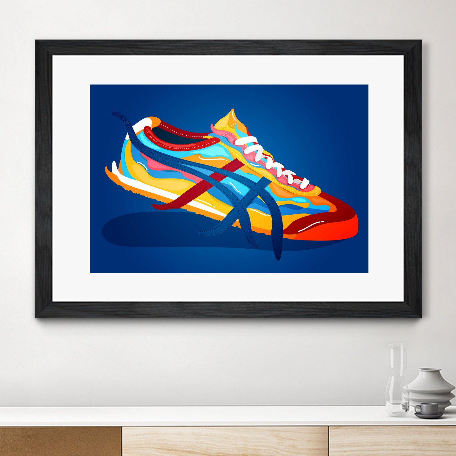 The Classic Series: Onitsuka Tiger Mexico 66 by Michelle Karyl Nerona on GIANT ART - white digital painting