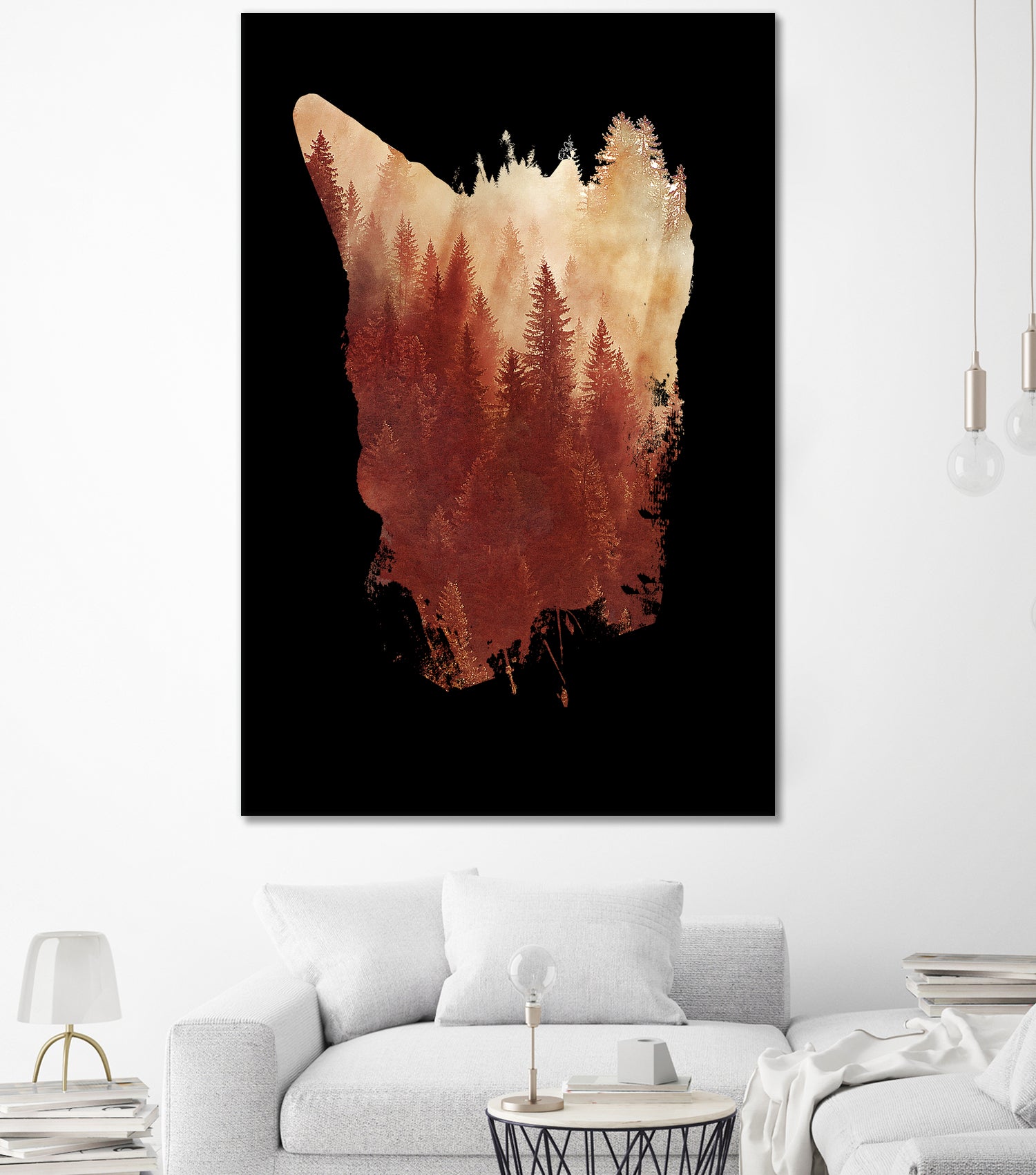 Blind Fox by Robert Farkas on GIANT ART - red digital painting