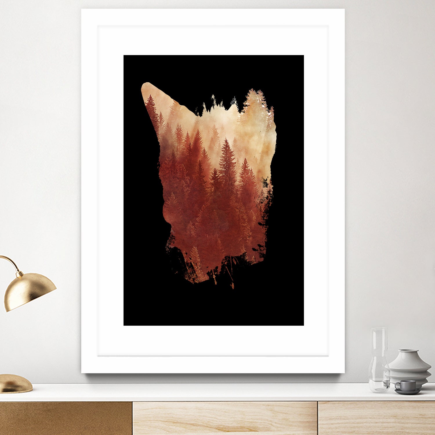 Blind Fox by Robert Farkas on GIANT ART - red digital painting