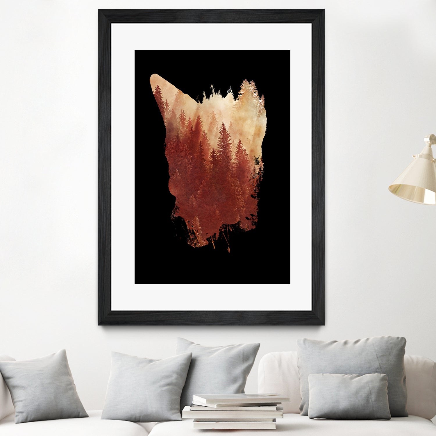 Blind Fox by Robert Farkas on GIANT ART - red digital painting