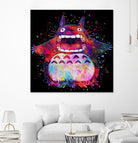 Totoro by Alessandro Pautasso on GIANT ART - black digital painting