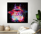 Totoro by Alessandro Pautasso on GIANT ART - black digital painting