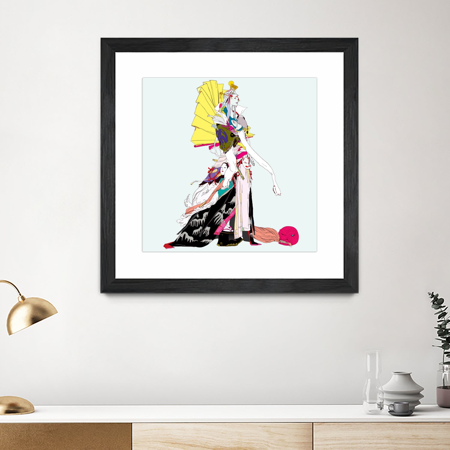 地獄大夫-極雅 - JIGOKUDAYU-GOKUMIYABI by MINAMI KASI on GIANT ART - white digital painting