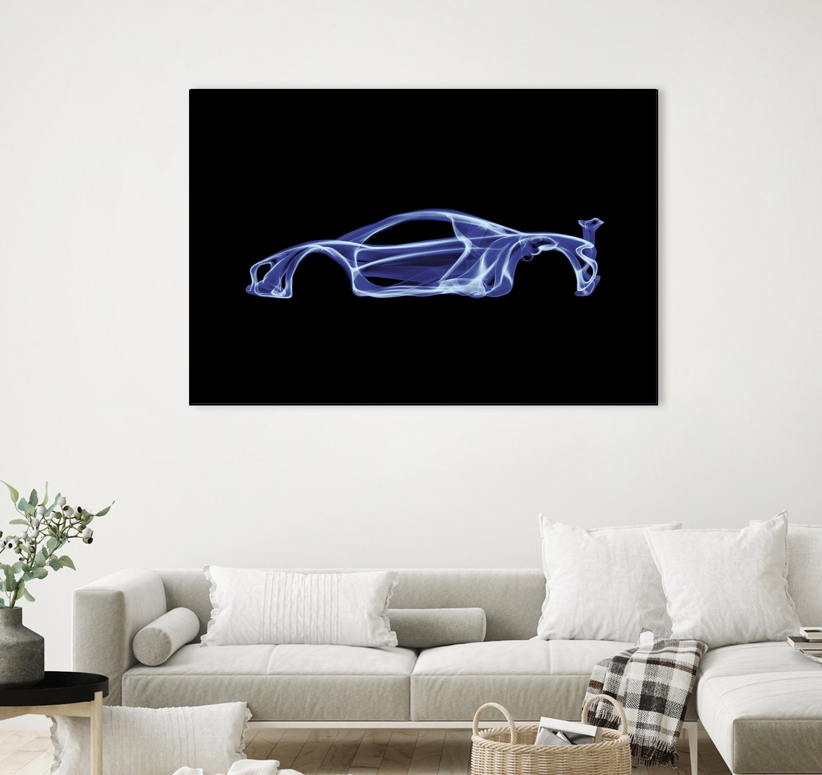 McLaren P1 by Octavian Mihai Mielu on GIANT ART - blue digital painting