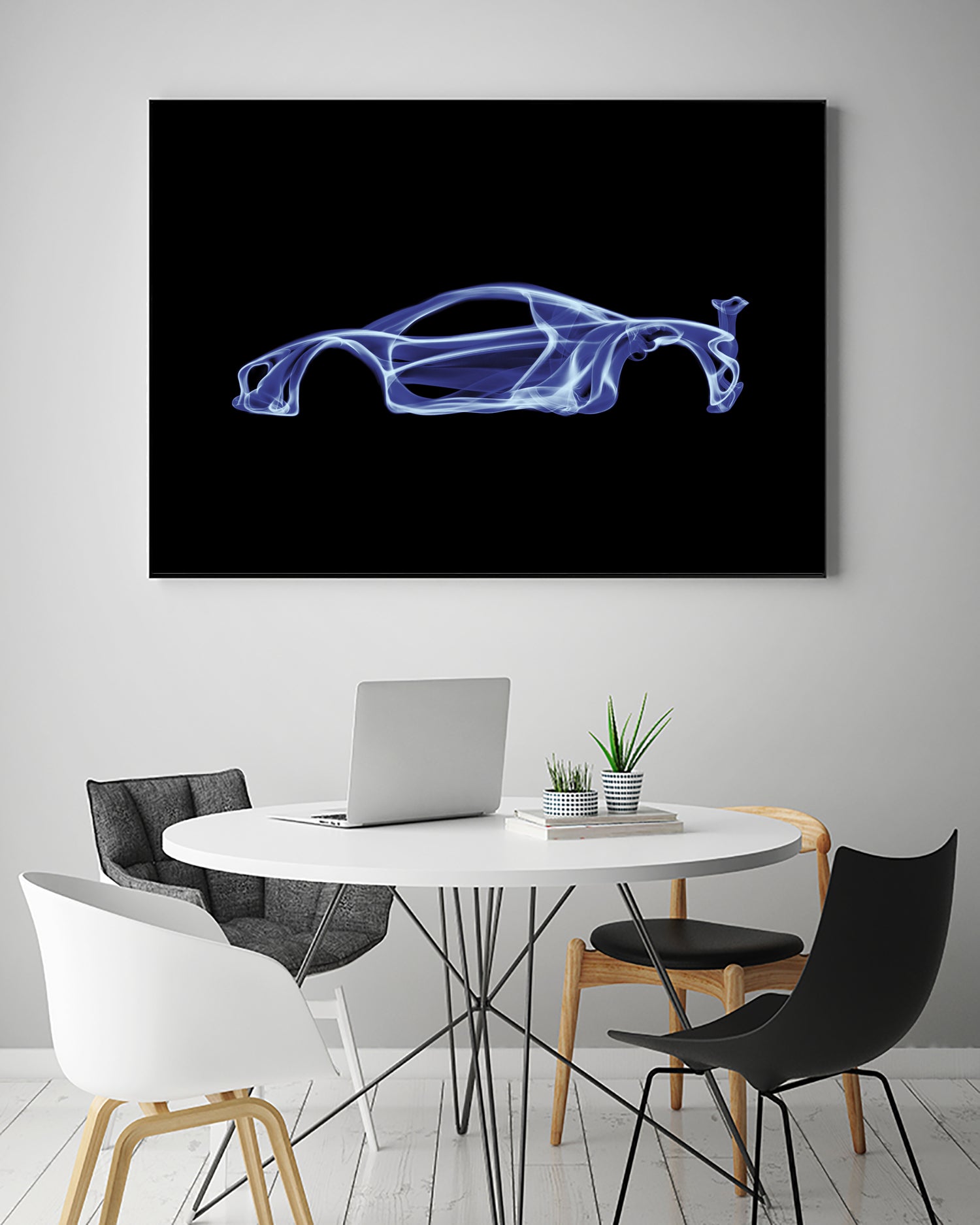 McLaren P1 by Octavian Mihai Mielu on GIANT ART - blue digital painting