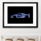 McLaren P1 by Octavian Mihai Mielu on GIANT ART - blue digital painting