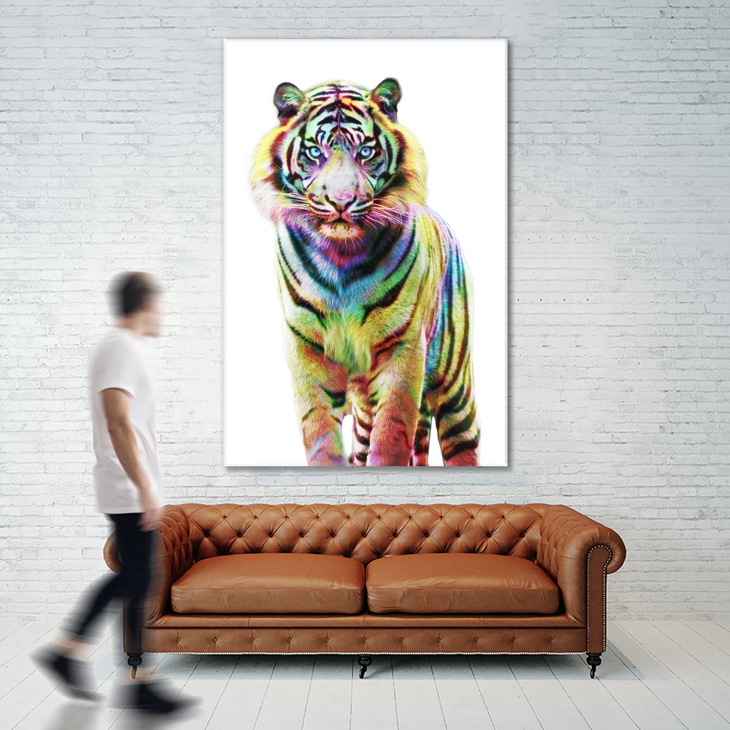 Le Tigre de Couleurs by Julien Kaltnecker on GIANT ART - digital drawing