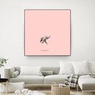 Float - Like a bird by Jason Ratliff on GIANT ART - pink digital painting