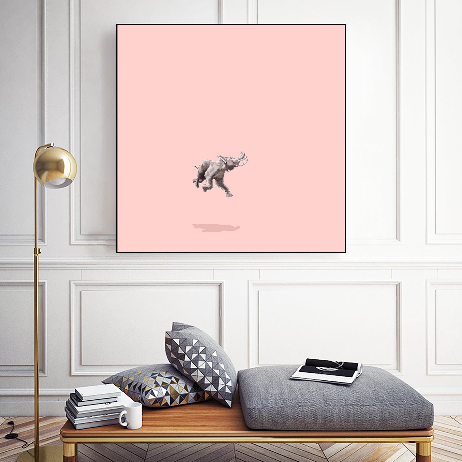 Float - Like a bird by Jason Ratliff on GIANT ART - pink digital painting