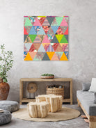 Lost in ? by Bianca Green on GIANT ART - pink mixed media