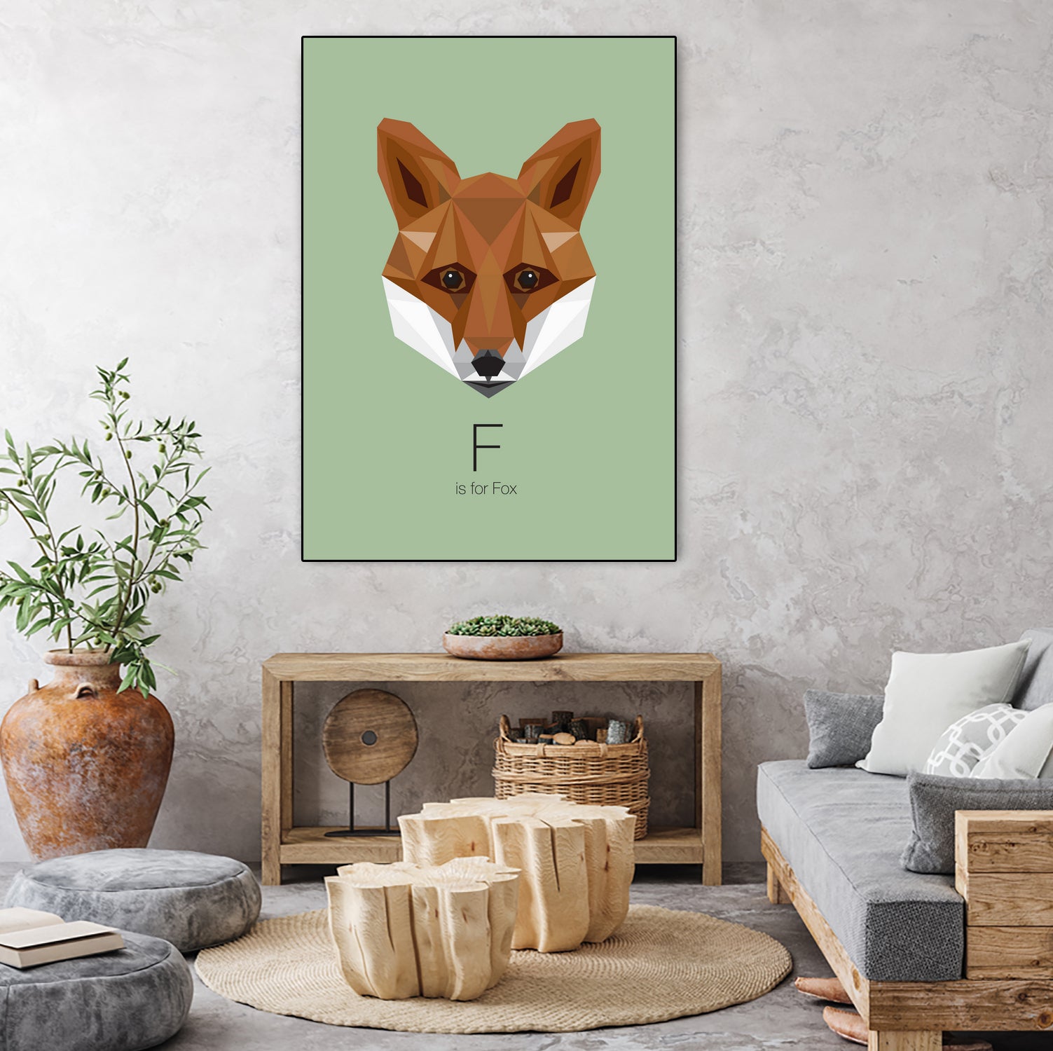 F is for Fox by Linn Maria Odnes Jensen on GIANT ART - digital drawing