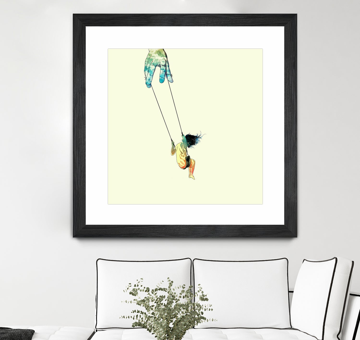 Swing me higher by matheus lopes on GIANT ART - yellow digital drawing