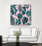 Tropical Garden II by burcu korkmazyurek on GIANT ART - pink digital painting