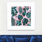 Tropical Garden II by burcu korkmazyurek on GIANT ART - pink digital painting