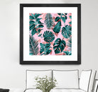 Tropical Garden II by burcu korkmazyurek on GIANT ART - pink digital painting