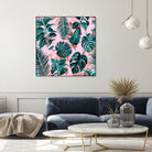 Tropical Garden II by burcu korkmazyurek on GIANT ART - pink digital painting