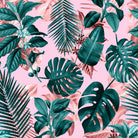 Tropical Garden II by burcu korkmazyurek on GIANT ART - pink digital painting