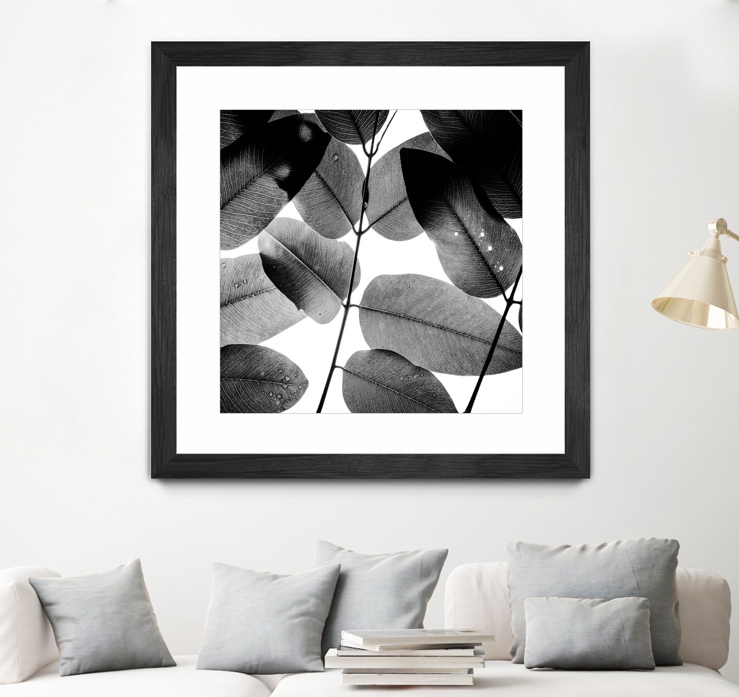 Experiments with Leaves by Tal Paz-Fridman on GIANT ART - gray photo illustration