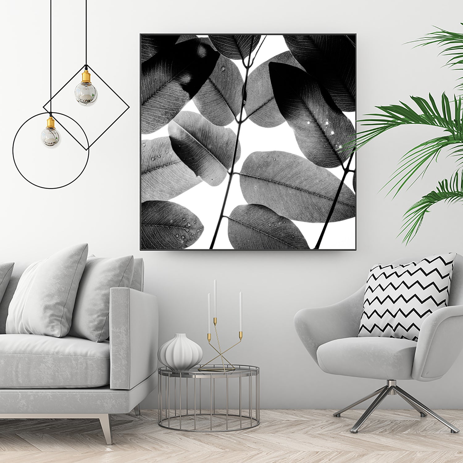 Experiments with Leaves by Tal Paz-Fridman on GIANT ART - gray photo illustration