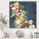 Floral tribute to Louis McNeice by anne corr on GIANT ART - blue digital painting